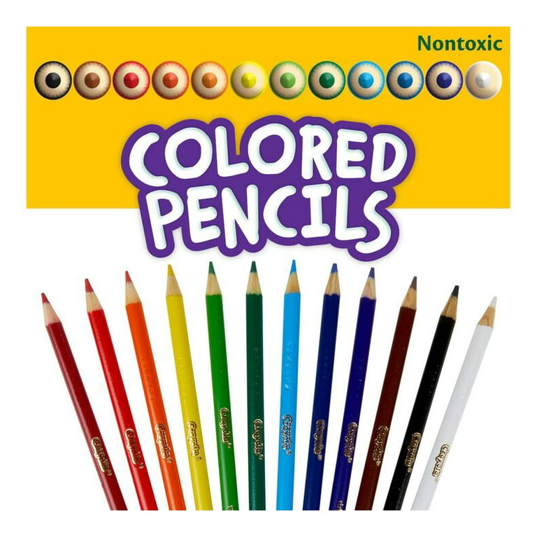 Crayola Colored Pencils #68-4012 non-toxic Bright Bold Colors-2 Packs(12 Pencils