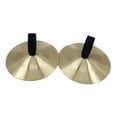 thumbnail image 4 of Platillos de Percusión Aprendizaje profesional Platillos de mano Platillo crash para conjuntos Conciertos Instrumentos Danza del vientre oro, 4 of 8