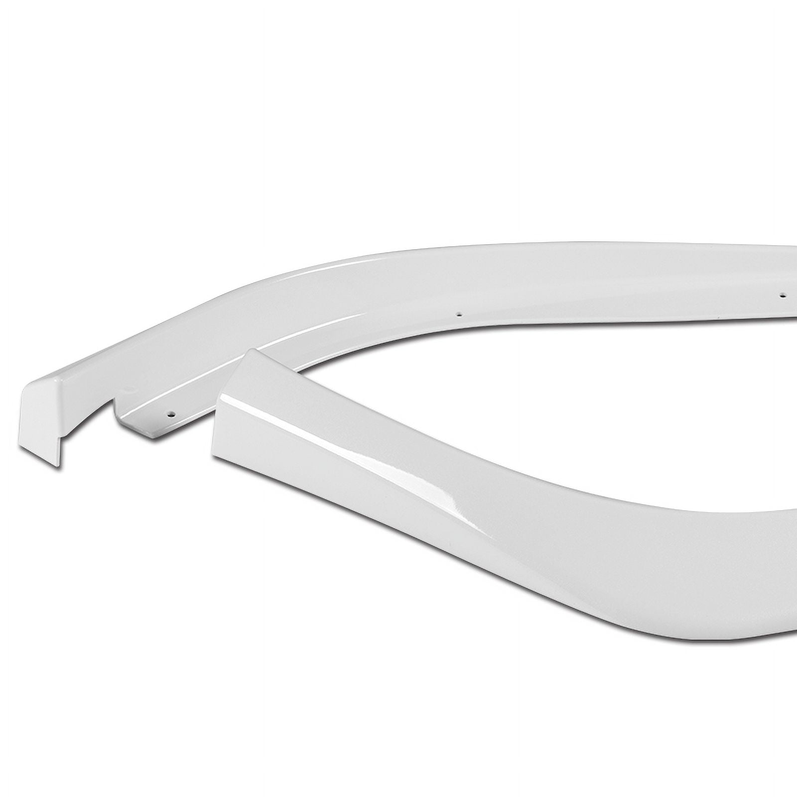 Stay Tuned Performance For 2013-2015 Honda Civic Sedan Painted White Aero-Style Front Bumper Body Lip