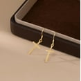 thumbnail image 5 of 925 Sterling Silver Cross Dangle Earrings for Women Teens Cross Drop Earrings Dangle, 5 of 5