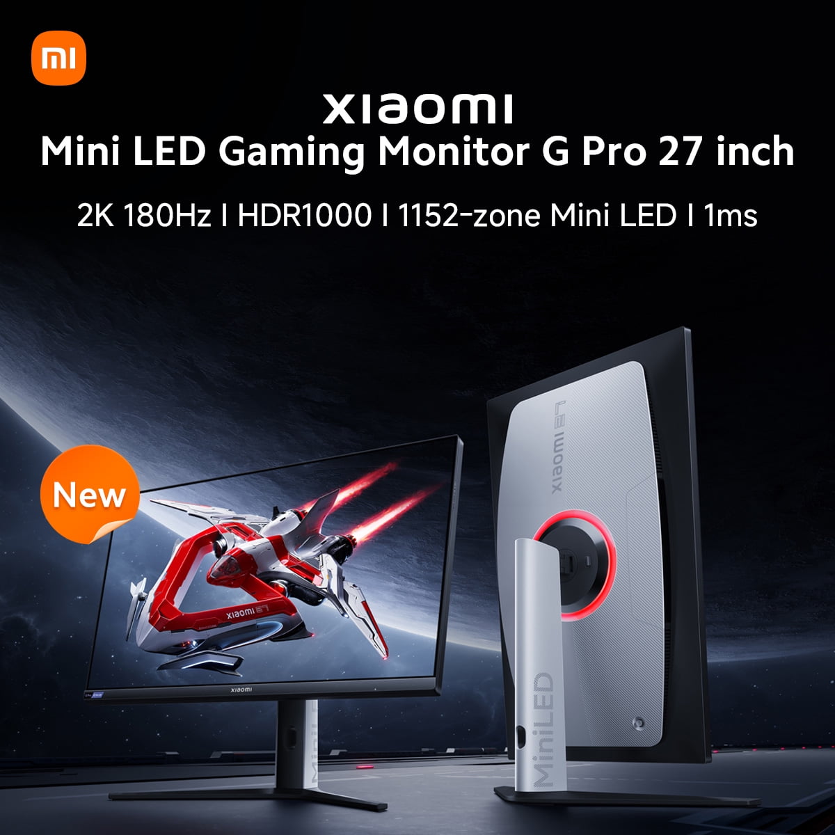 Xiaomi 2K Gaming Monitor G27Qi, QHD 2560×1440, Fast IPS Xiaomi 2K Gaming Monitor G27Qi, QHD 2560×1440, Fast IPS