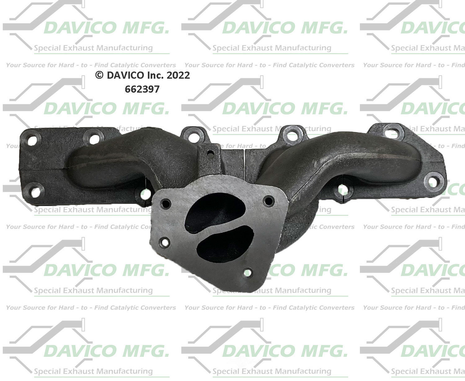 Davico Mfg 662397 Stand alone Exact-Fit exhaust manifold