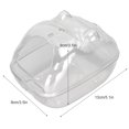 thumbnail image 2 of Hamster Bath Box Transparent Large Space Leakage Proof Cartoon Shape Hamster Sand Bathroom for Small Pet Gerbils,3 Sizes[S], 2 of 8