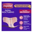 thumbnail image 2 of Pañales para Incontinencia Depend Nocturno talla Mediana 10 piezas, 2 of 7