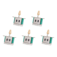 thumbnail image 4 of Interruptor de tono selector de pastilla de 5 vías para piezas de guitarra eléctrica ST SQ (amarillo), 4 of 6