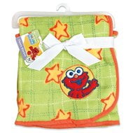 Sesame Street Beginnings Elmo Fleece Blanket Green Walmart Com Walmart Com