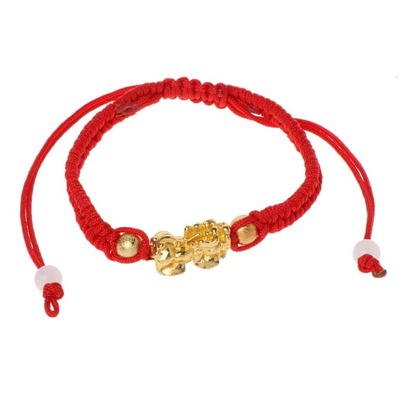 Necvior Eye-catching Kabbalah Bracelet Red String String Bracelets Gold Pi Xiu Bracelet