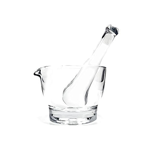 Ensemble de Mortier et Pilon en Verre 4oz par Capsuline