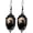 White Raven, variant on Gothic Halloween Cameo Earrings,Vintage Crystal Glass Witch/Raven/Bat/Tree Dangle Earrings Punk Style Dark Earring Goth Victorian Earring Halloween Jewelry for Women