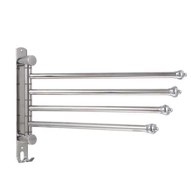 Towel Swivel Rack Swing Bar Stainless Arm Hanger Hanger Rack Hand Steel