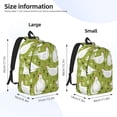 thumbnail image 4 of Balery Lovely Chickens Vintage Canvas Backpack for Men and Women - Large Capacity, Durable Travel Laptop Bag for School, Work, Hiking, and Outdoor Activities, 4 of 7