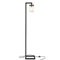 thumbnail image 2 of Brightech Henry Standing Floor Smart Lamp with LED Light & Glass Shade, Black, 2 of 11