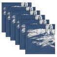 thumbnail image 6 of Cloth Napkins Set of1 100% Satin Peachskin Velvet 20x20inx1 Napkins Cloth napkins are washable Soft and Absorbent Moon Landing, 6 of 8