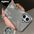 thumbnail image 2 of Camouflage Solid Color For Magsafe Camera Bumper Phone Case For iPhone 15 14 13 12 16 Pro Max Plus Wireless Charging Full Cover Gray For iPhone 14Pro, 2 of 6
