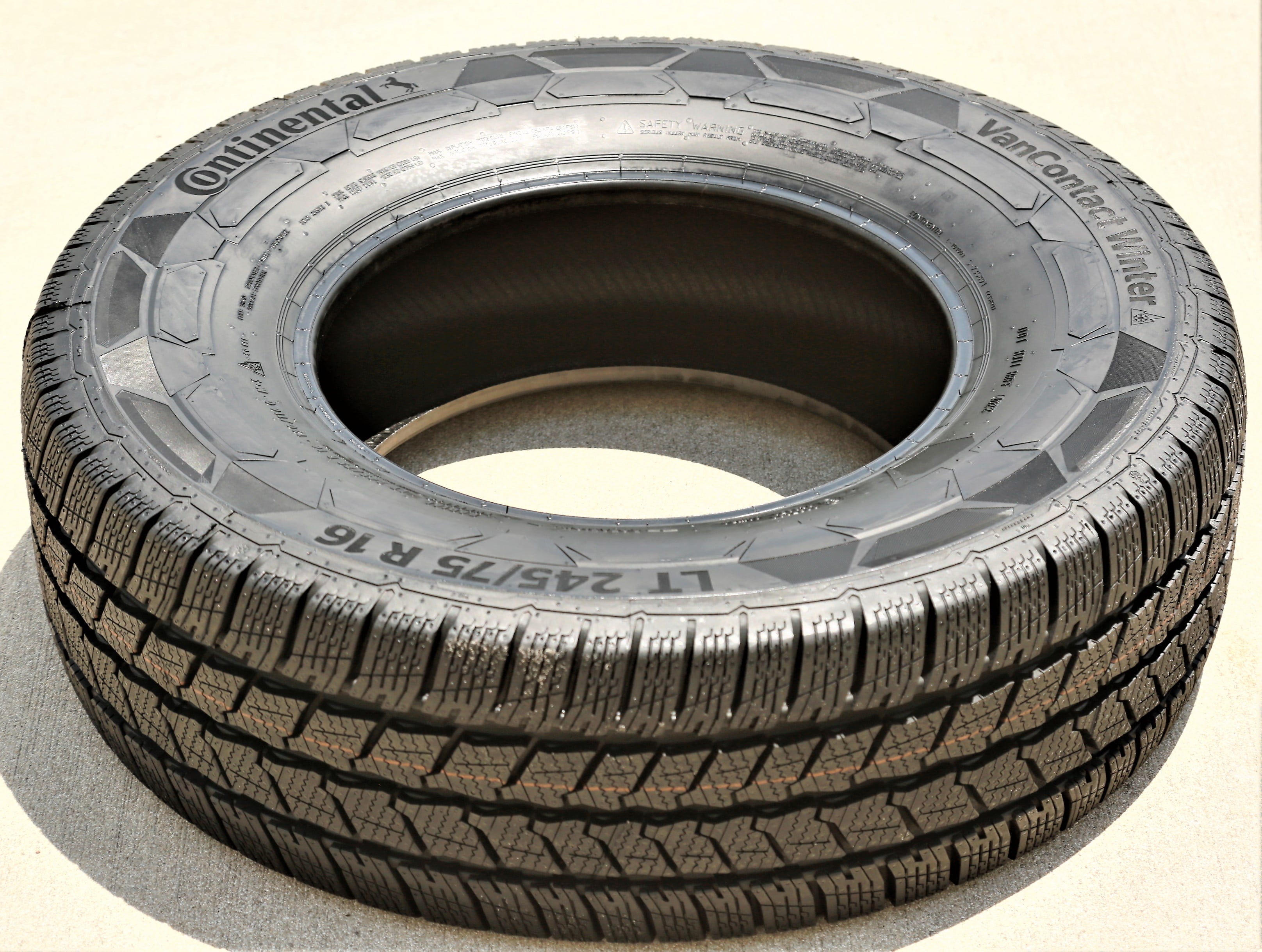 Pair of E Dodge Ram Winter Base 2 Snow 2500 Lariat, 245/75R16 F-150 Continental 1994-2002 (Studless) Tires Ford LT VanContact 2000-04 10 (TWO) Ply Fits: (MO)