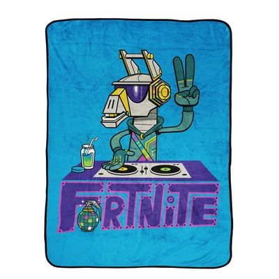 Fortnite DJ Yonder Plush Microfiber Throw 46x60 Gaming Bedding in Nepal at NPR 6631 Rating 5