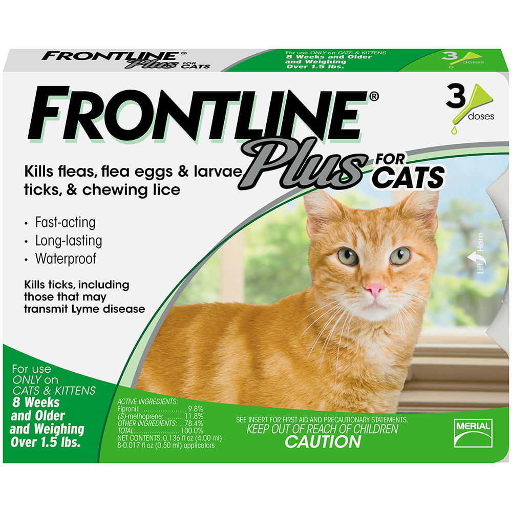 Frontline Dosage For Cats Chart
