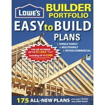 Pre-Owned Lowe's Builder Portfolio: Easy-to-build Plans (Home Plans) (Paperback) 1580115276 9781580115278