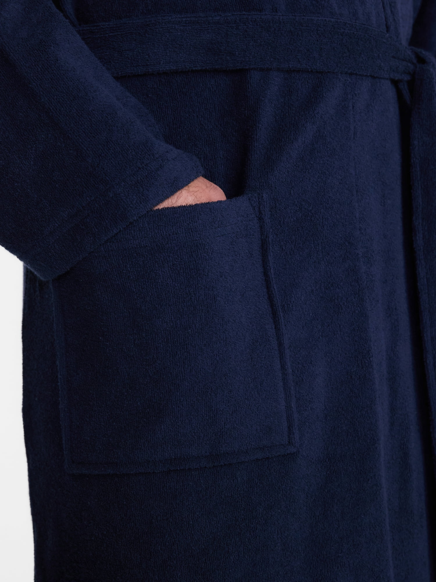 George Men's Terry Cotton Robe, One Size