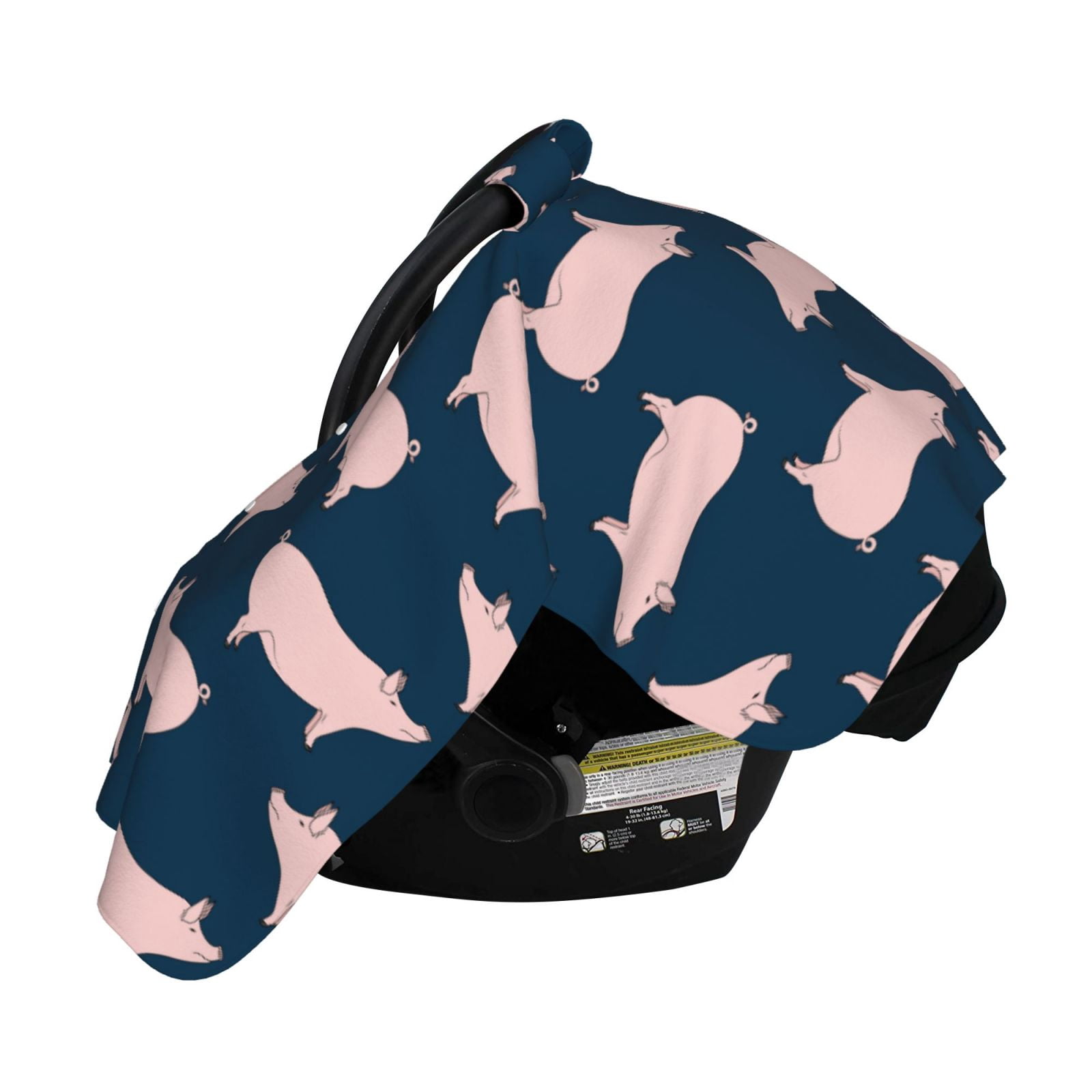Naloa Pig 1 Baby Car Seat Cover, Breathable Baby Carrier Cover, Multiuse Baby Carrier Cover & Nursing Breastfeeding Cover