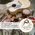 thumbnail image 4 of 3 Pcs Outil Mélodie en Bois, Roue Musicale, Roue Cercle de Cinquièmes Outil d'Apprentissage Guitare, Roue Cercle en Bois, 4 of 8