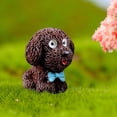 thumbnail image 3 of Toystoory Decoraciones perro lindas miniaturas adornos estatua cachorro juguetes manualidades Micro dormitorio creativamente accesorios para el Artesanía Café, 3 of 6