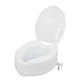 thumbnail image 2 of Raised Toilet Seat with Lid 300 Lbs Heavy Duty Elevated Toilet Seat with Tightening Clamps Raised Toilet Seats for Most Elongated Toilets (White, 6 Inches), 2 of 7