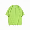 thumbnail image 4 of NIEWTR Boys Short Sleeve Shirts Kids Summer Crewneck T-Shirts Casual Tops Tees（Green,4-5), 4 of 4