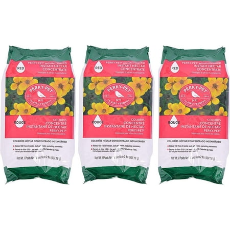 Perky Pet 244-3 Red 3 Pack 244SFB Original Instant Hummingbird Nectar Concentrate