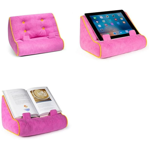 Support de livre pour iPad, support de tablette et support de livre,  coussin de lecture dans le lit à la maison TraCPDD el, support de repos  pour les genoux, idée cadeau compatible