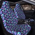 thumbnail image 4 of Goofa starry sky Skull flower Printed Car Seat Covers, Automotive Seat Covers for Cars Trucks and SUVs, Quick Setup Universal Fit Elastic Seat Covers-2 PCS, 4 of 6