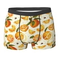thumbnail image 6 of Men's Boxer Briefs, Cute Orange Honey Bee Soft Comfy Mens Underwear Boxer Briefs Breathable With Widen Waist, 6 of 7