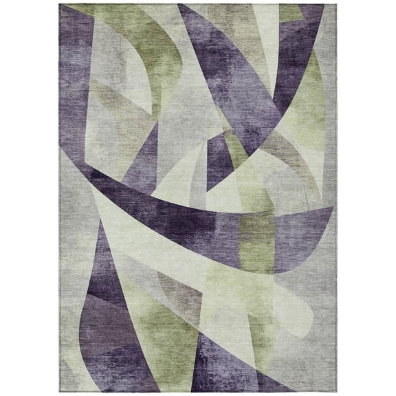 Dalyn Rugs Machine Washable Indoor/Outdoor Chantille Purple 2'6" x 3'10" Rug