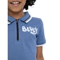 thumbnail image 3 of Bluey Toddler Boys Short Sleeve Polo Top and Shorts Set, 2-Piece, Sizes 2T-4T, 3 of 10