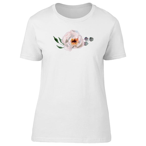 A White Exotic Flower Tee Women's -Image by Shutterstock