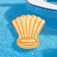 thumbnail image 2 of Pool Central 63" Inflatable Shell 1-Person Swimming Pool Float - Gold, 2 of 6