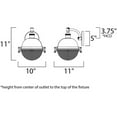 thumbnail image 7 of Maxim Portside 11" High Oil-Rubbed Bronze Outdoor Wall Light, 7 of 7