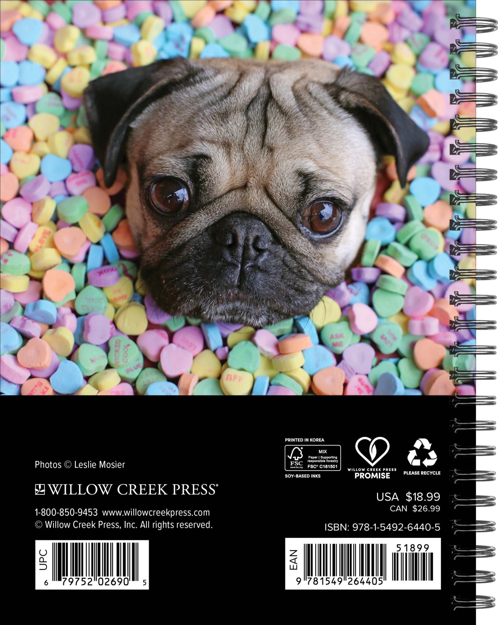 Willow Creek Press, Doug the Pug 2027 Engagement Calendar