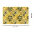 thumbnail image 3 of Bingfone White Wine Seamless Door Mat 16"X24" Front Entrance Non-Slip Low Profile Washable For Entryway, 3 of 9