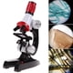 thumbnail image 4 of Ábaco Kit de microscopio educativo para niños Laboratorio de ciencias LED 100-1200X Toy Home School, 4 of 8