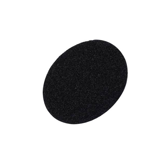 Inteprter Alfombrilla antideslizante Alfombrilla de cinta adhesiva Alfombrilla Pinza de alfombra Moneda Cinta de montaje de almohadilla de forma redonda Tela de costura y artesanía negro 10 pares Inteprter HA5373-01B