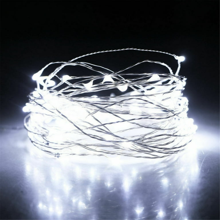 Long White Fairy LED String Lights 6ft
