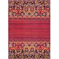 thumbnail image 2 of Rugs.com Fleur Collection Rug – 7' x 10' Red Medium-Pile Rug Perfect For Bedrooms, Dining Rooms, Living Rooms, 2 of 9