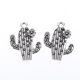 thumbnail image 4 of Asamblea de Colgantes en apariencia de Cactus 50PCS con Accesorios de Aleación de Artesanía DIY Plata antigua, 4 of 8