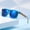 Blue Frame Blue Water Silver-Strip, variant on 2026 Retro UV-Protective Bamboo and Wood Sunglasses for Men, Trendy Fashionable Sunshade Sunglasses for Women