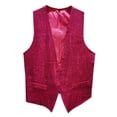 thumbnail image 1 of Uinagy Men's Sequined Suit Vest, 1 of 6