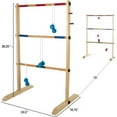 thumbnail image 5 of Ladder Toss Game-Wooden Outdoor Set with 6 Bolas and Storage Bag by Hey! Play!, 5 of 7