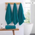 thumbnail image 3 of Juego de toallas de baño LANE LINEN Luxury, 100% algodón, paquete de 4 unidades Sea Port, 3 of 8