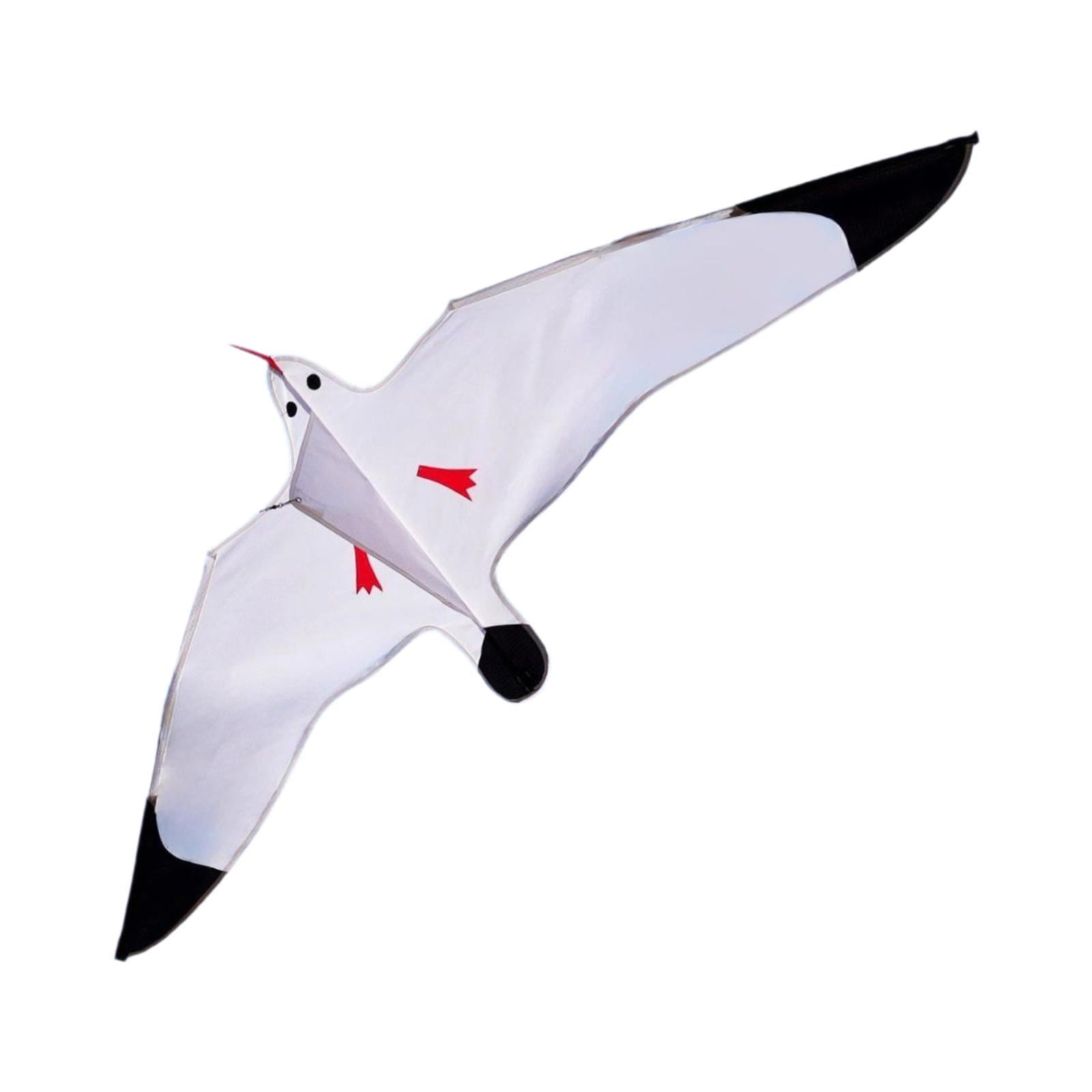 harayaa Seagull Kite Beach Kite Sturdy Easy to Fly Fun Beach Toy and 164ft Kite Line for