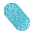 thumbnail image 4 of Bubbles Non-Slip Oval Bathtub Mat Clear Aqua Blue 28 L x 15 W, 4 of 7